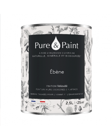 Peinture intérieure Ebène finition veloutée