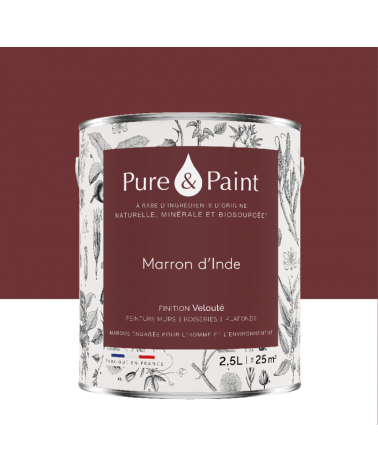 Peinture intérieure Marron d'Inde finition veloutée