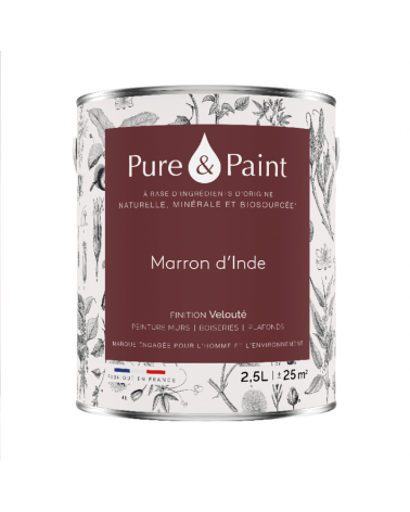 Peinture intérieure Marron d'Inde finition veloutée